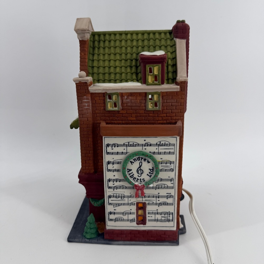 Dept. 56 - Christmas in the City - Music Emporium - Retired 1996 Houses Display - Picture 11 of 16